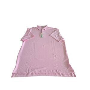 Peter Millar Polo Shirt Men Large Pink Summer Comfort Preppy Golfcore Resort